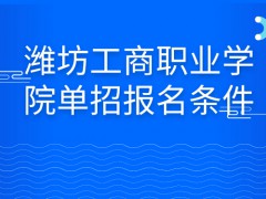 潍坊工商职业学院单招报名条件-山东单招网