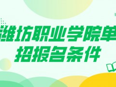 潍坊职业学院单招报名条件-山东单招网