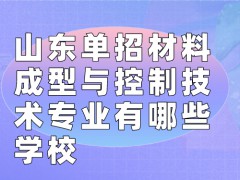 山东单招材料成型与控制技术专业有哪些学校-山东单招网