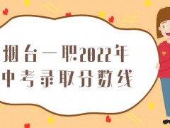 烟台一职2022年中考录取分数线