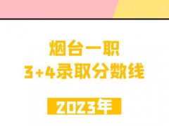 烟台一职2023年3+4录取分数线