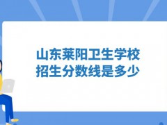 山东莱阳卫生学校招生分数线是多少