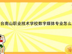 烟台南山职业技术学校数字媒体专业怎么样