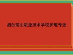 烟台南山职业技术学校护理专业