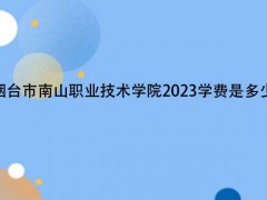 烟台市南山职业技术学院2023学费是多少