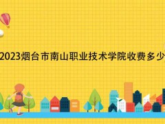 2023烟台市南山职业技术学院收费多少