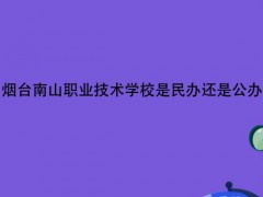 烟台南山职业技术学校是民办还是公办